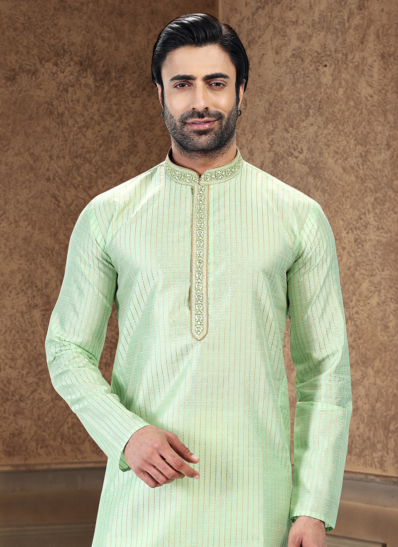 Pista Kurta Jacquard Trouser
